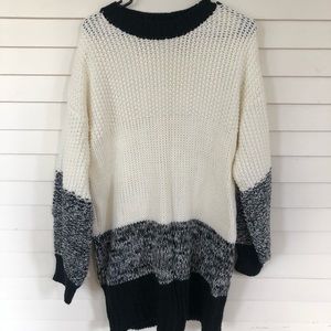 Color Block Sweater Dress